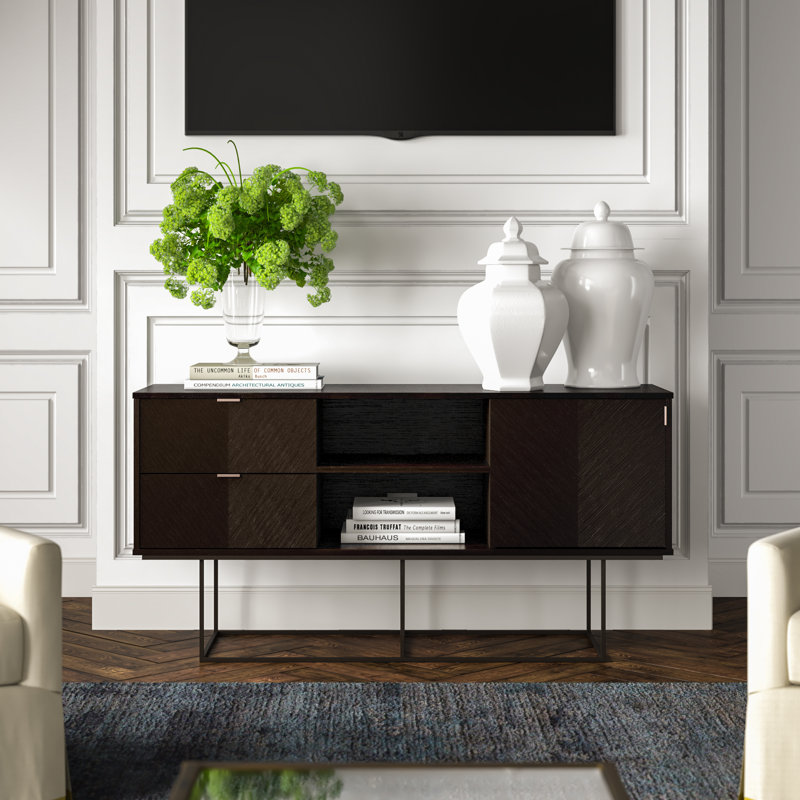 Gus Modern Myles Solid Wood TV Stand for TVs up to 65 inches Perigold